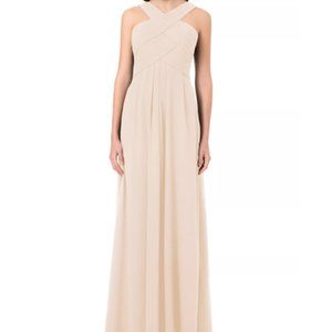 Bill Levkoff Size 0 Champagne Style 1218 Bridesmaids Dress